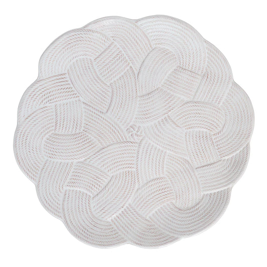 Juliska Le Panier Mystic Knot Charger/Platter in Whitewash