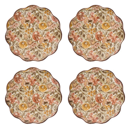 Juliska Willa Amber Cocktail Plates (Set of 4)