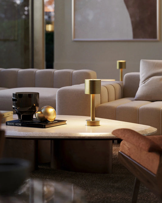 Traverse Brass Cordless Table Lamp