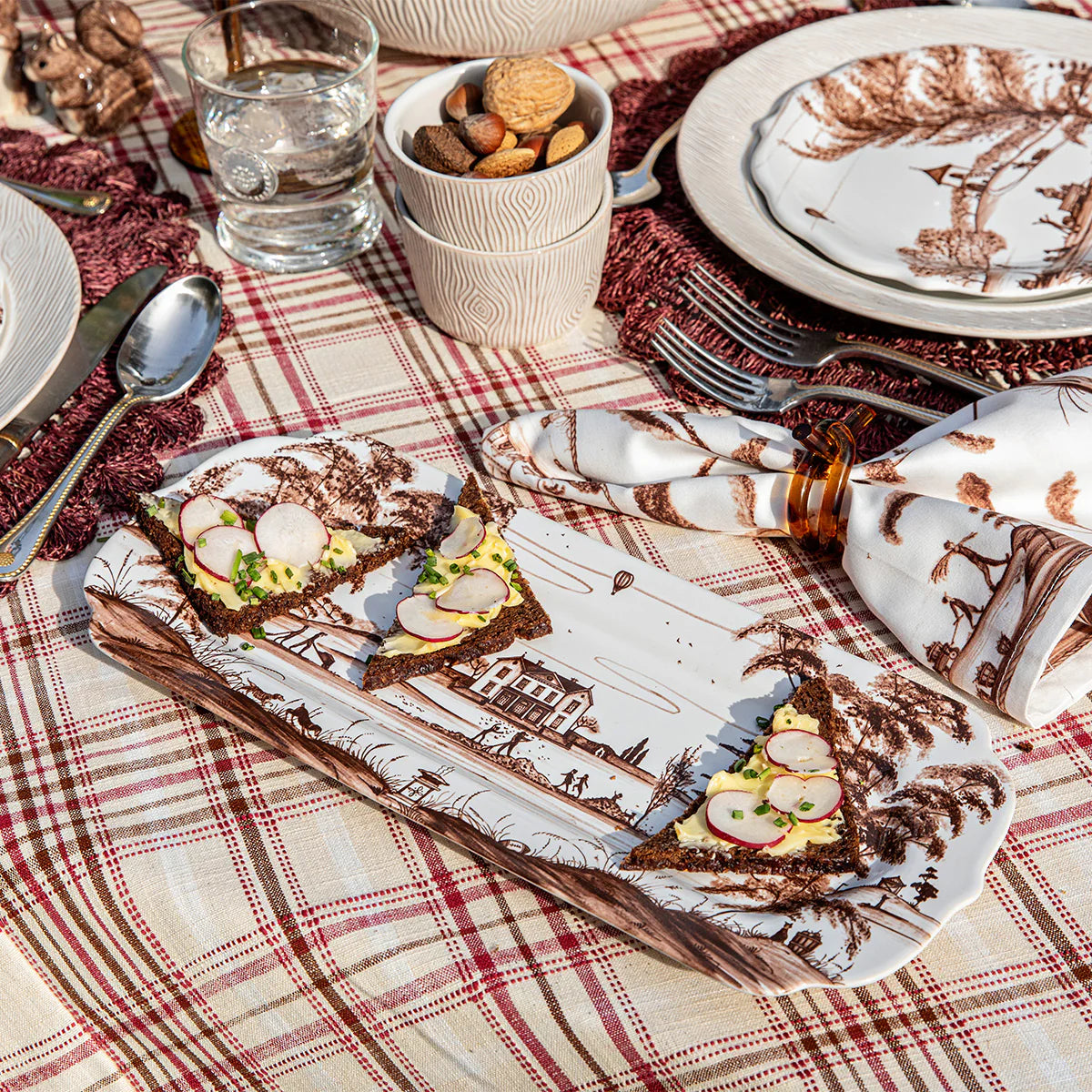 Juliska Country Estate Harvest Sepia 15" Hostess Tray