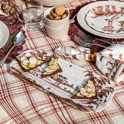 Juliska Country Estate Harvest Sepia 15" Hostess Tray