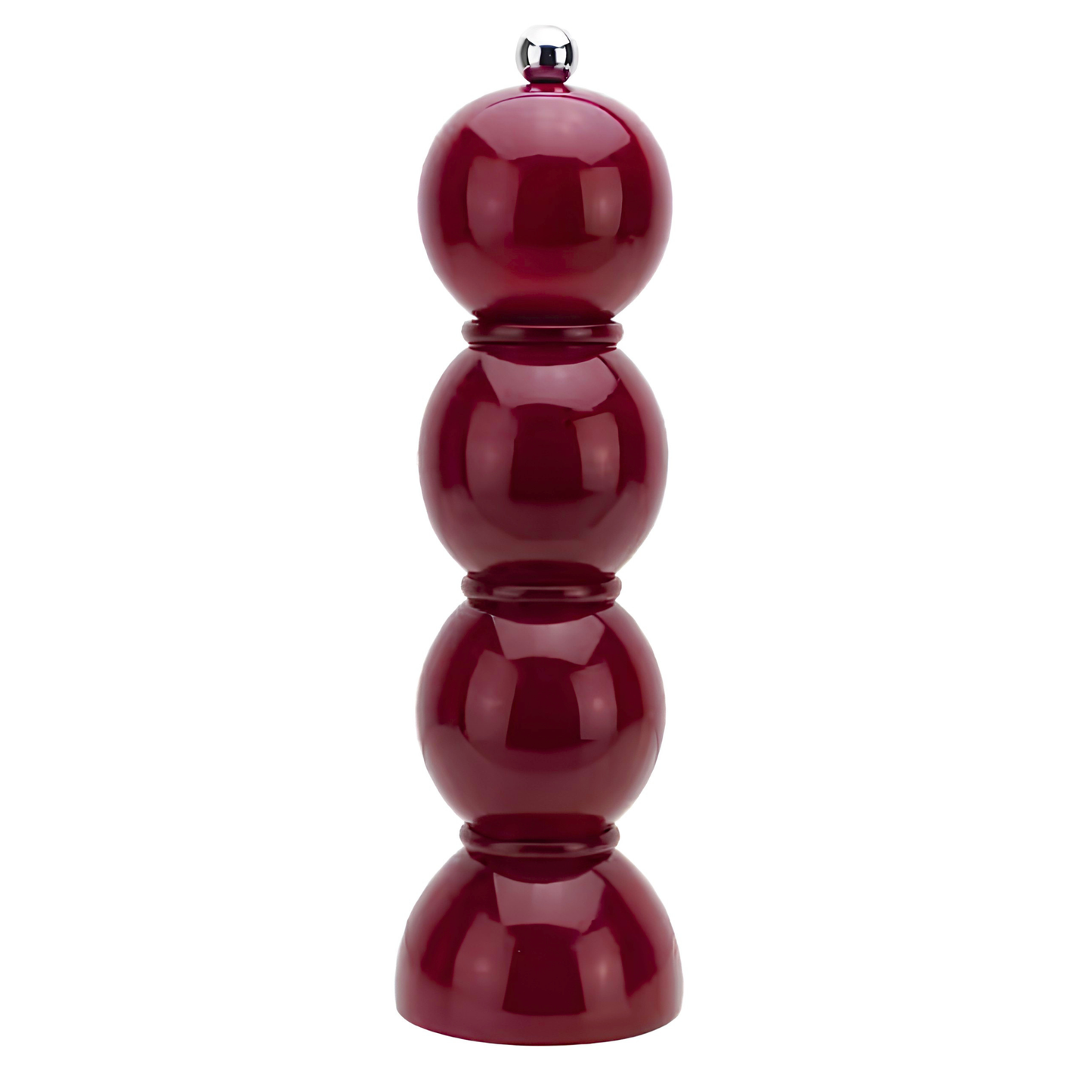 Cherry Red Bobbin Salt or Pepper Mill