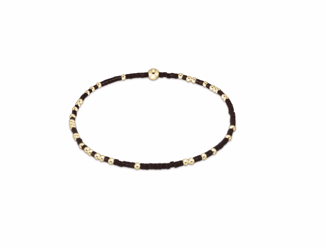 enewton Hope Unwritten Bead Bracelet, Chocolate