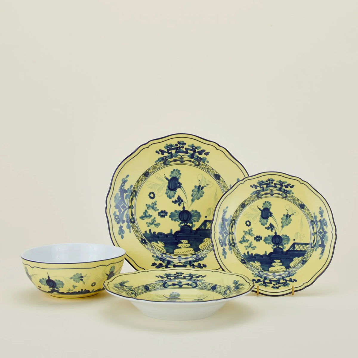 Oriente Italiano Citrino Flat Plate (Dinner Plate), Ginori 1735