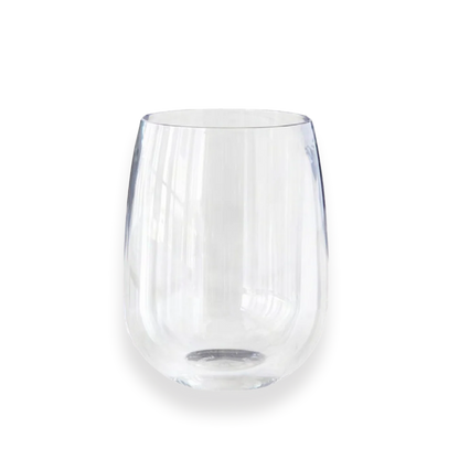 Acrylic Stemless Wine Glass Clear