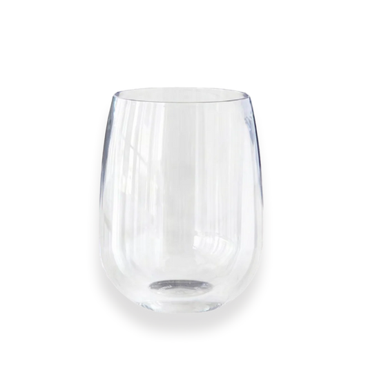 Acrylic Stemless Wine Glass Clear