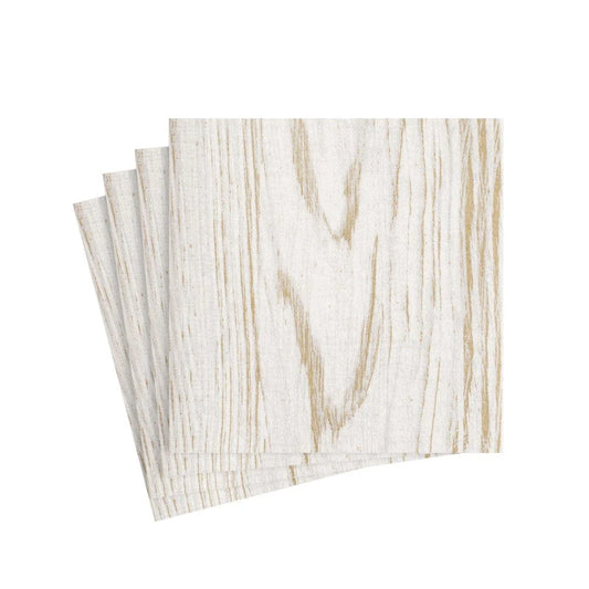 Faux Bois Birch Paper Napkins