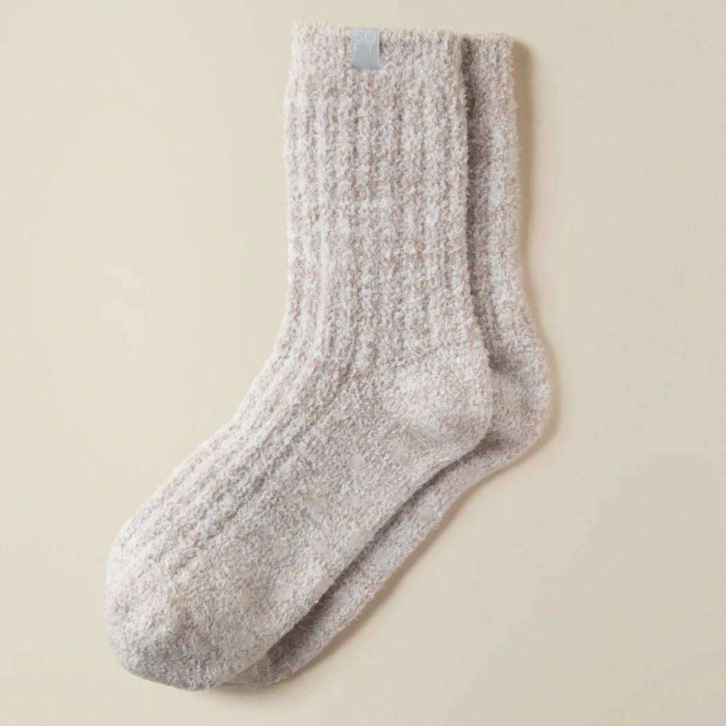 Coco Heather Marshmallow Crew Socks