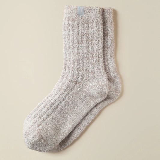 Coco Heather Marshmallow Crew Socks