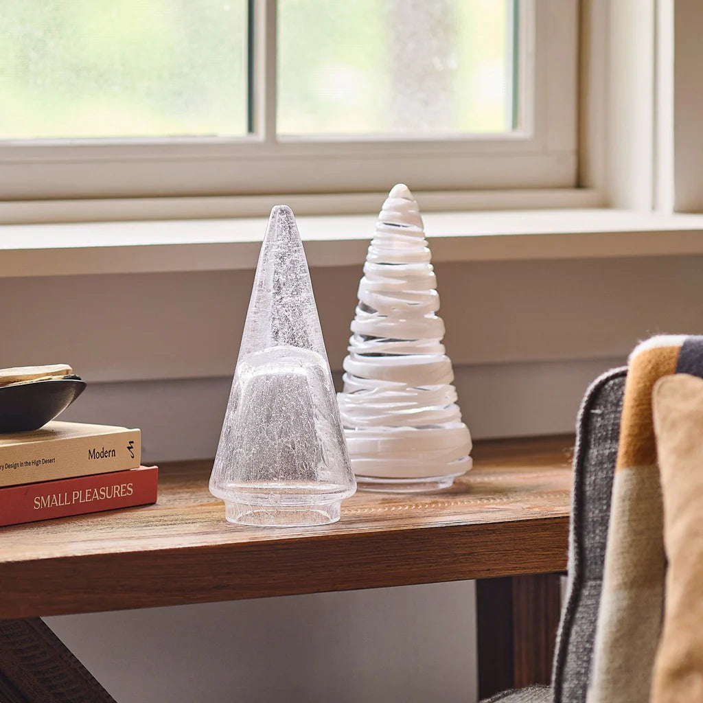Simon Pearce Vela Bubble Conical Tree, Gift Boxed