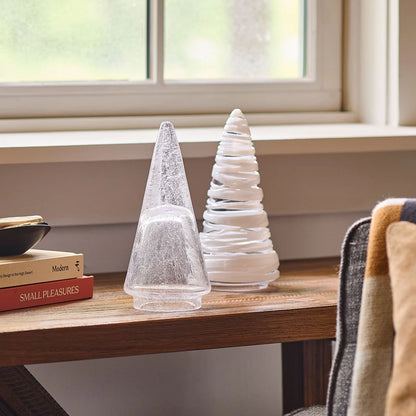 Simon Pearce Vela Bubble Conical Tree, Gift Boxed