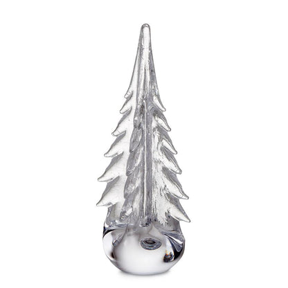 Simon Pearce Crackle Four-Sided Evergreen Tree, Gift Boxed