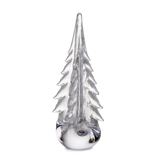Simon Pearce Crackle Four-Sided Evergreen Tree, Gift Boxed