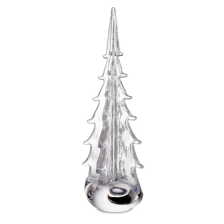 Simon Pearce Crackle Four-Sided Evergreen Tree, Gift Boxed