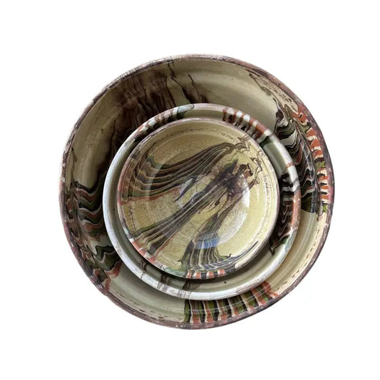 Cream Cottage Crafted Bowl
