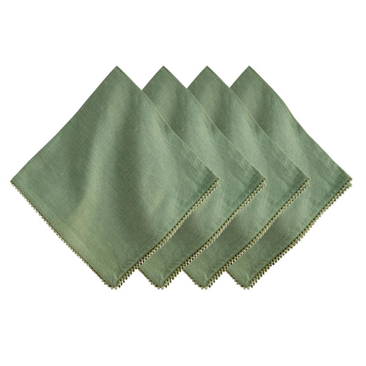 Juliska Berry Trim Watercress Napkins (Set of 4)