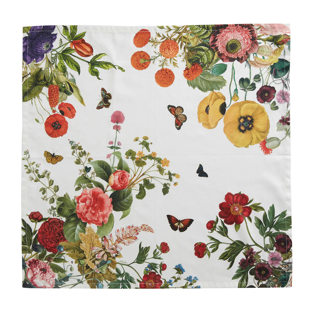 Juliska Field of Flowers White Napkins (Set of 4)