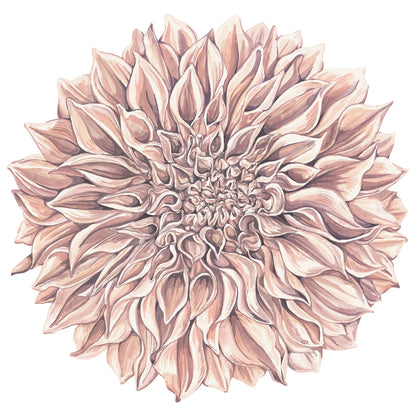 Die-Cut Dahlia Placemats, Set of 12