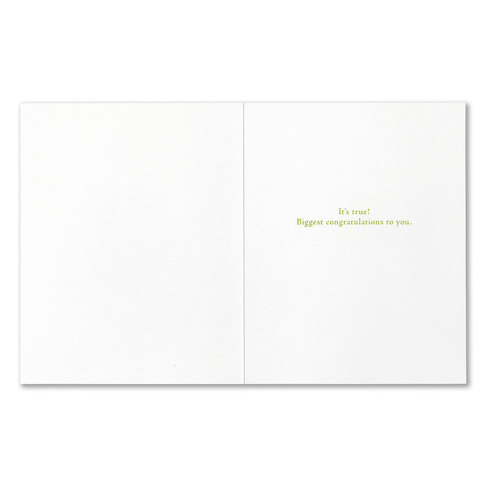 "You have to know how great you" Congratulations Card