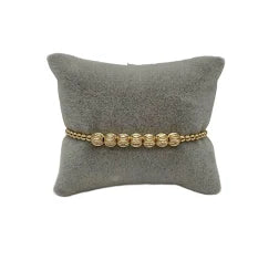 enewton Dignity Beaded Bliss 3mm Bead Bliss Bar - 6mm Gold