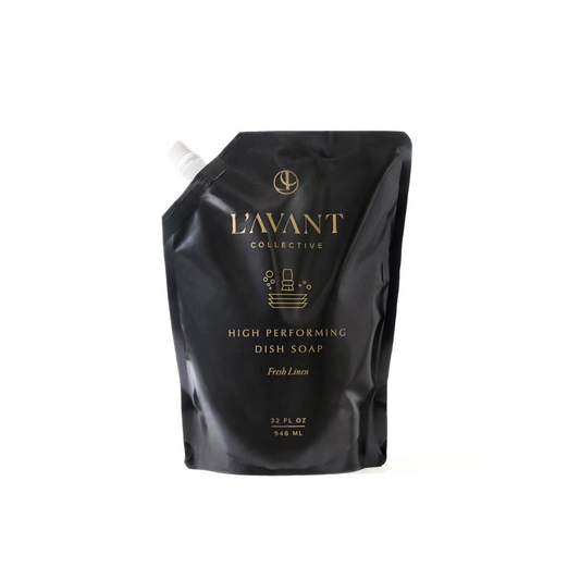 L'Avant Collective Fresh Linen High Performing Natural Dish Soap Refill 32 Oz