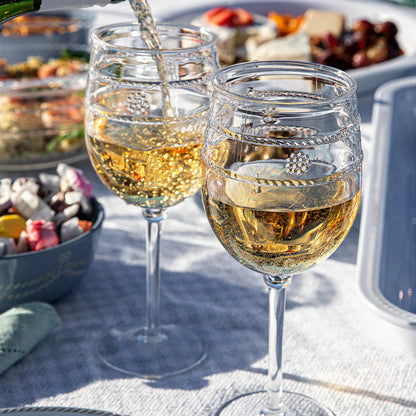 Juliska Isabella Acrylic Wine Glass