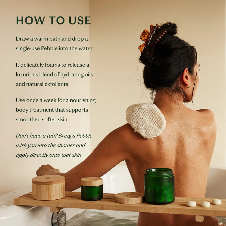 Daily Pebble Moisturizing Solid Bath & Shower Oil