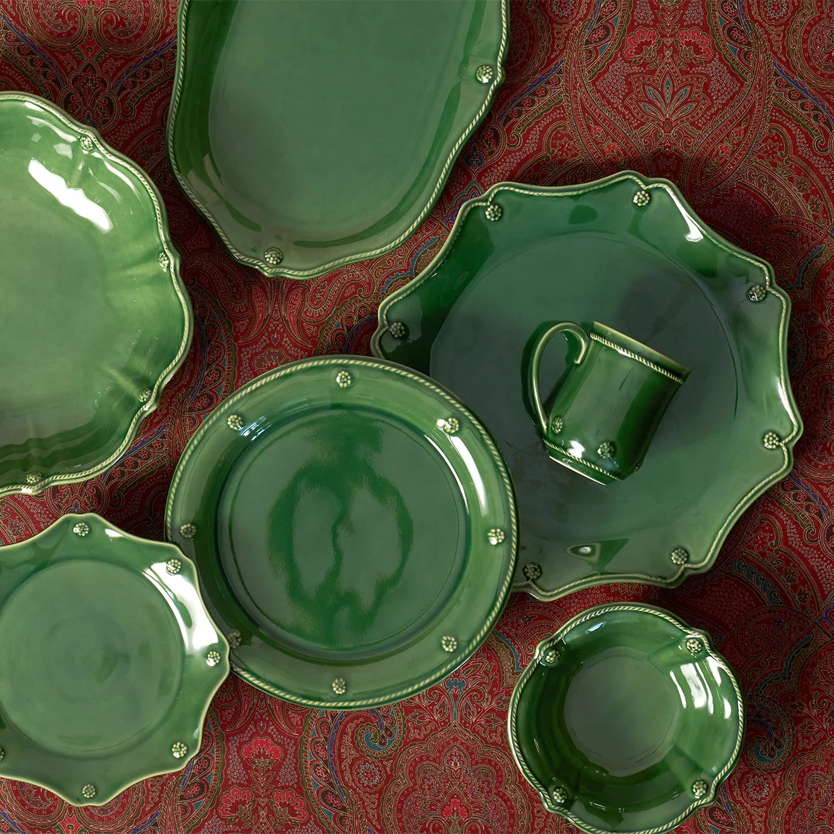 Juliska Berry & Thread Basil Dinner Plate