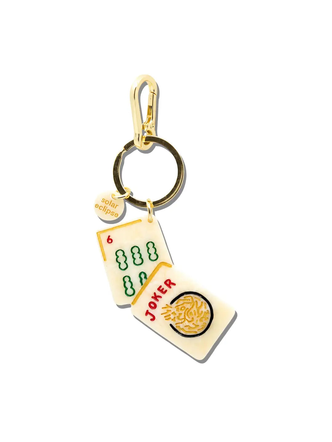 Mahjong Bag Charm Keychain