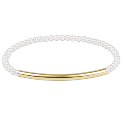 enewton Bliss Bar Smooth Pearl 3mm Bracelet