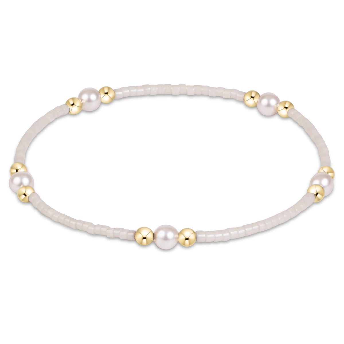enewton Hope Purpose Pearl Bracelet, Milkshake