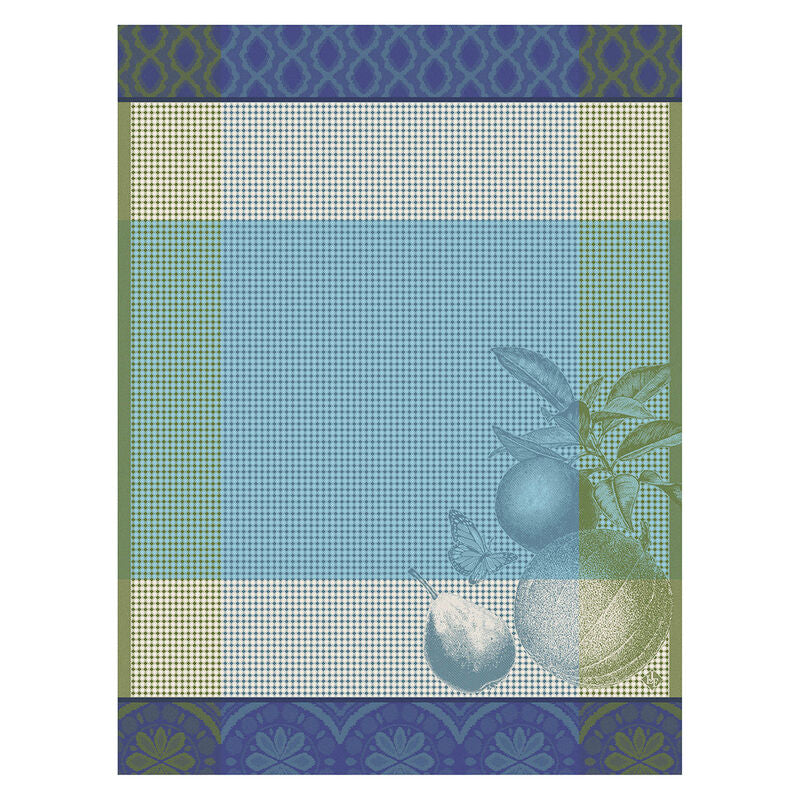 Le Jacquard Francais Arriere-Pays Blue Tea Towel