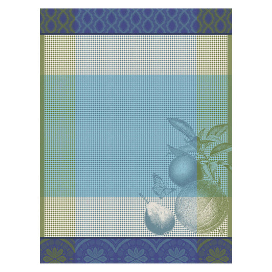Le Jacquard Francais Arriere-Pays Blue Tea Towel