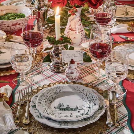 Juliska Country Estate Winter Frolic Evergreen Charger