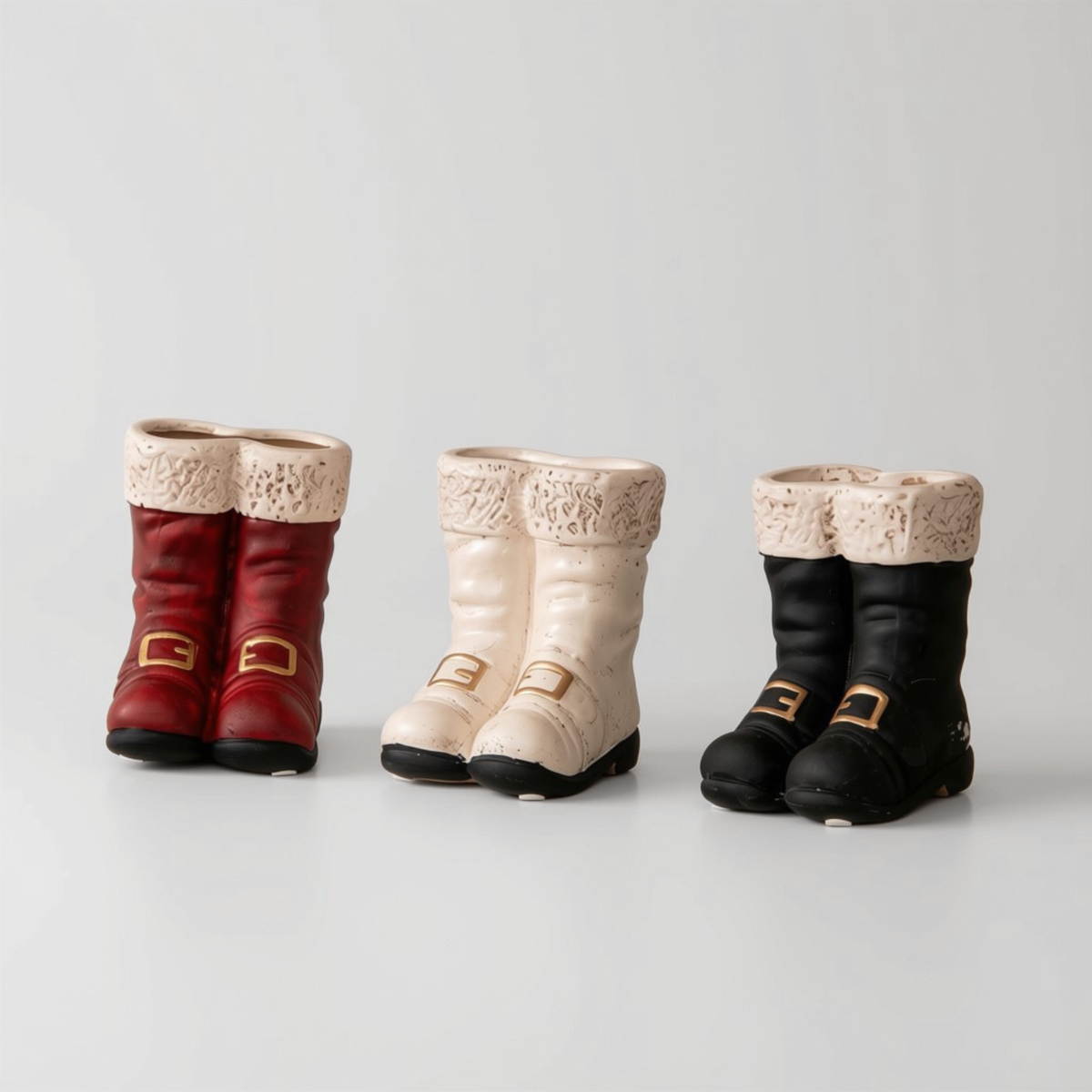 MINI Santa Boot Vase