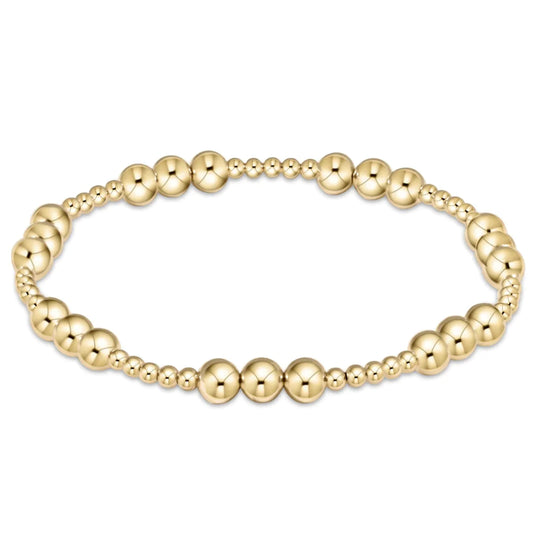 enewton Extends - Classic Joy Pattern 5mm Bead Bracelet Gold