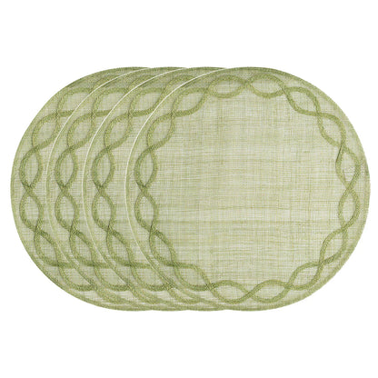 Juliska Pistachio Tuilerie Round Placemat