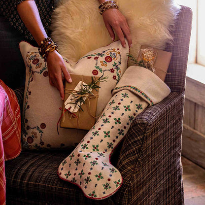 Juliska Heidi Embroidered Stocking