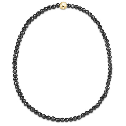 enewton EXTENDS Faceted Hematite 2mm Bead Bracelet