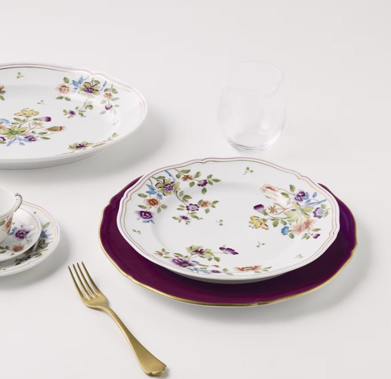 Granduca Corena Rosa Charger Plate, Ginori 1735