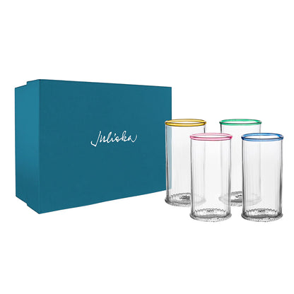 Juliska Nell Glass Highball (Assort. Set of 4)