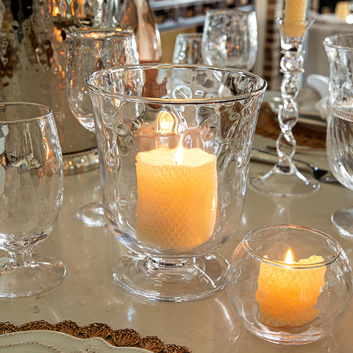 Juliska Puro Glass 7" Hurricane