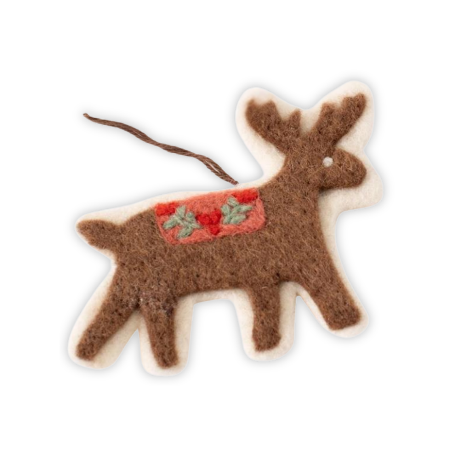 Woolen Folk Art Cutout Ornaments