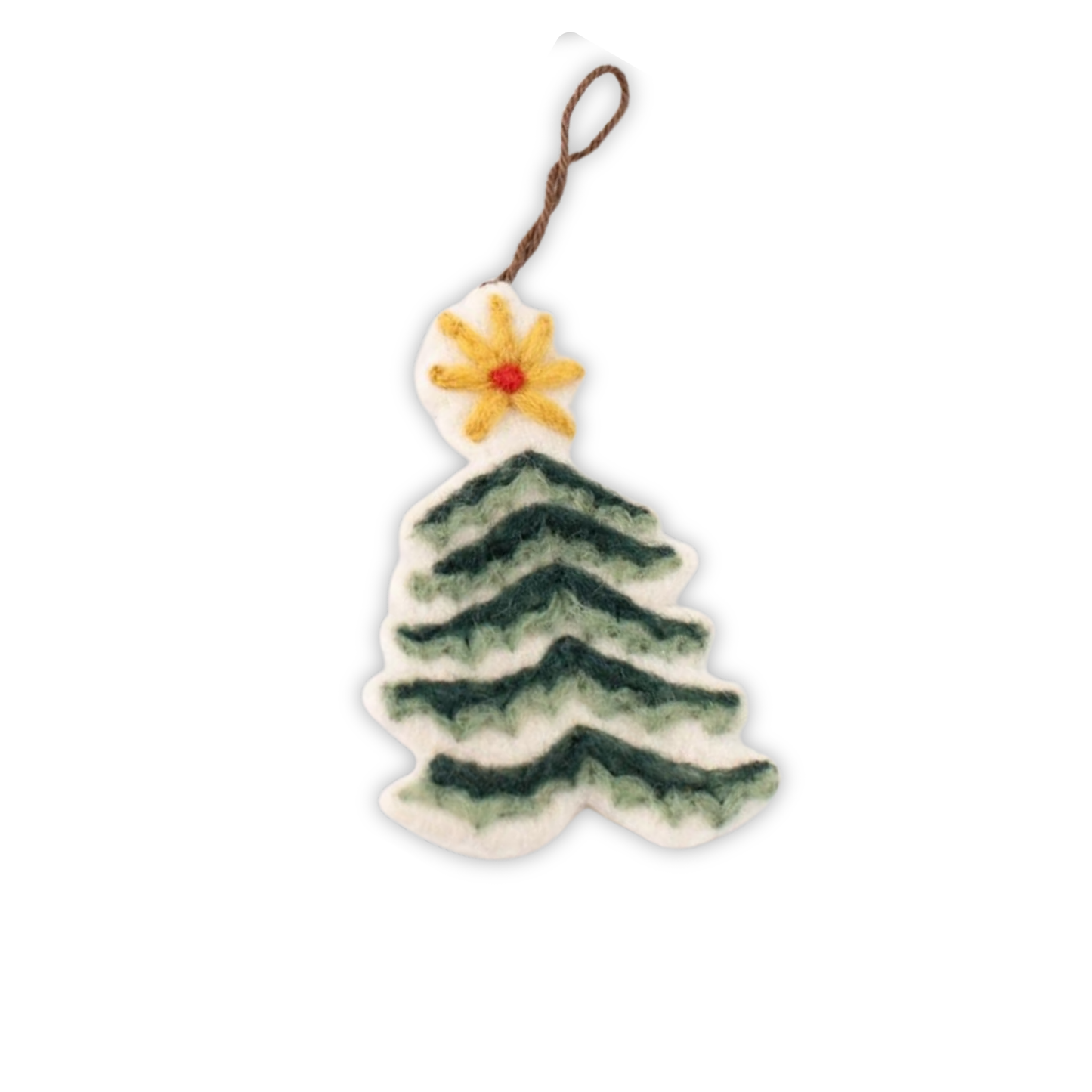 Woolen Folk Art Cutout Ornaments