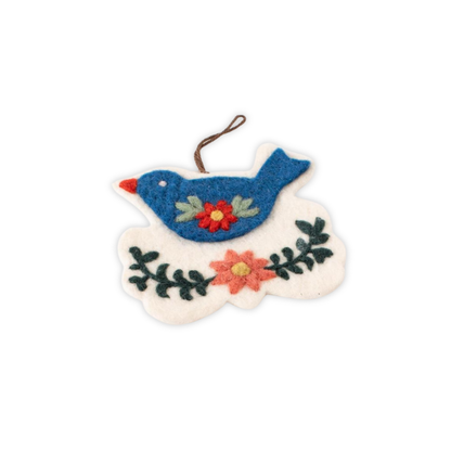 Woolen Folk Art Cutout Ornaments