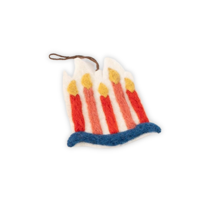 Woolen Folk Art Cutout Ornaments