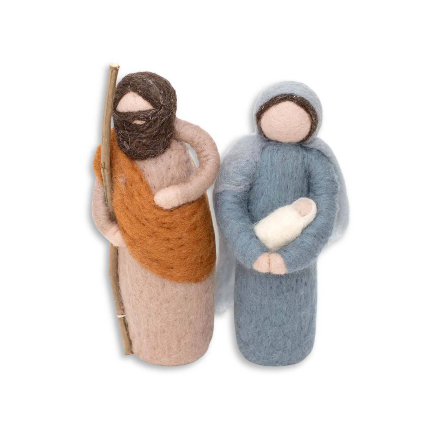 Felted Wool Nativity Family Set