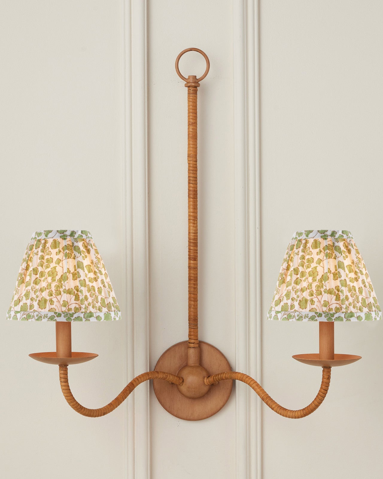 Maiden Fern Green Tapered Chandelier Shade