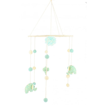 Fiona Walker Blue Print Elephant Mobile