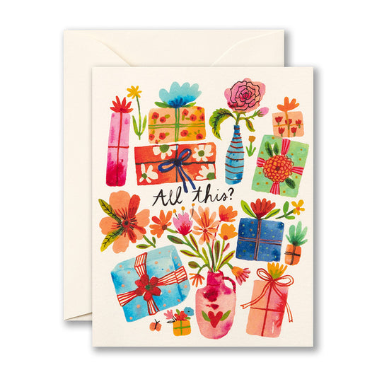 "All this?" Birthday Card - Love Muchly
